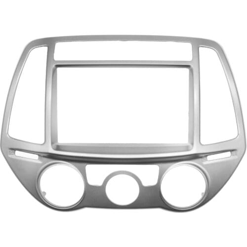 For HYUNDAI I-20 i20 i 20 Radio CD DVD Audio Panel Dash Mount Trim Refitting Kit Fascia Face Surround Frame Bezel Double Din
