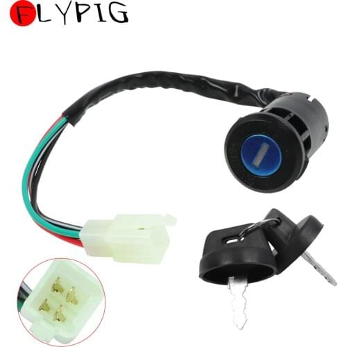 FLYPIG Ignition Key Switch For Chinese ATV Go Kart Quad Taotao Roketa Scooter 4 Wheeler