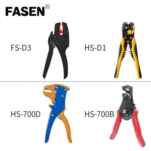 HS-D1/D2/D3 Cable Wire Stripper Cutter Crimper Automatic Multifunctional Self-Adjusting insulation Wire Stripper