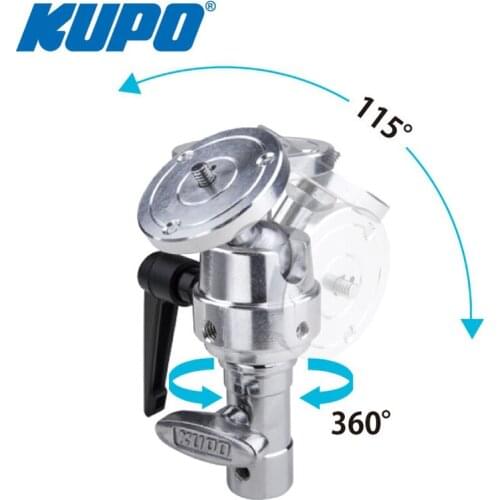 KUPO multi-angle adapter with simple pan-tilt KCP-414 professional photography visual lighting tripod equipment