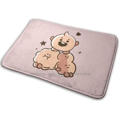 Cute Shooky Baby Mat Rug Carpet Anti-Slip Bedroom Entrance Door Mat Boys Shooky Suga Yoongi