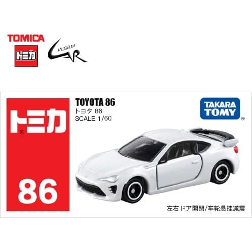 TAKATA TOMY TOMICA Diecast Alloy Car Model Boy Toys 86 TOYOTA Racing Sport Vehicle