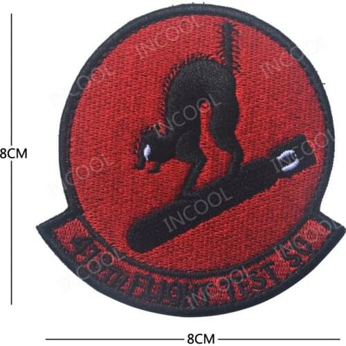 3D Embroidery Patch Flight Test Military Patch Tactical Emblem Badge Applique Combat Embroidered Patch Drop Shipping