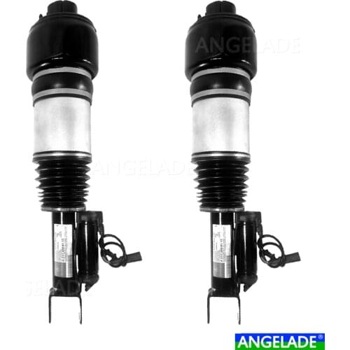 Pair 2 Front MercedeBenz W211 E-Class 2WD E350 E500 E550 Air Suspension Shocks Strut 2113206113 2113206013 2113206413
