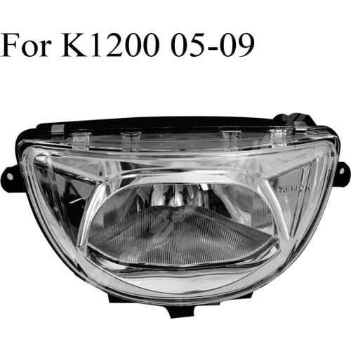 Motorcycle Front Headlight Lamp Assembly For BMW K1200 2005 2006 2007 2008 2009 Clear Lens