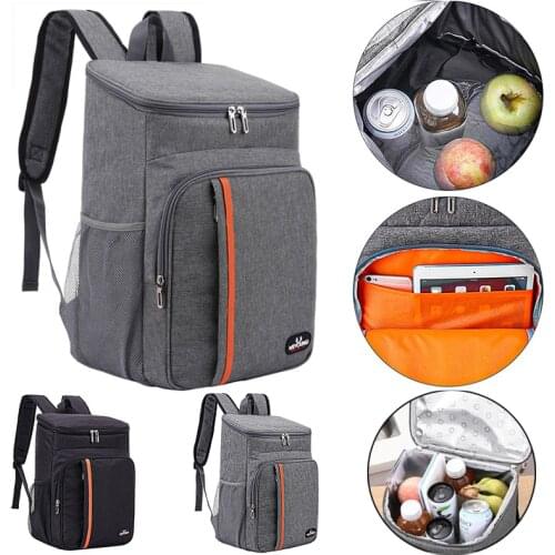 18L Picnic Isothermal Backpack Camping Isothermal Fridge Backpack Beach Cooler Food Beverage Storage Backpack Cooler Fridge Bag