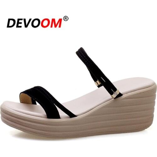 Summer Sandals Women Platform High Heels Sandals Woman 2020 Casual Wedges Shoes For Women Sandalias Planas Mujer Slippers Women