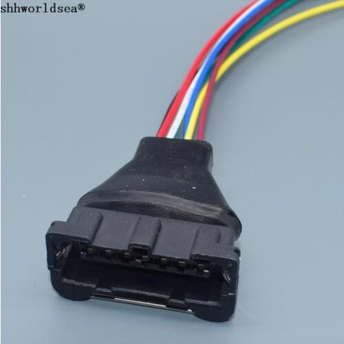 Shhworldsea 1set 7pin 3.5mm Connector Mass Air Flow Meter Harness Plug Case For Z32 300zx 22680-30p00 with wire or without wire