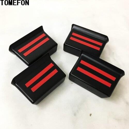 TOMEFON 4PCS For Volkswagen VW Atlas Teramont 2017 2018 Plastic Interior Accessories Front & Rear Car Door Storage Box Holder