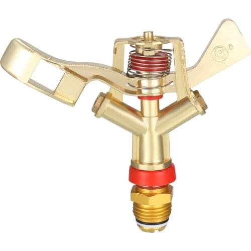 Uxcell Uxcell High Quality 1-2Pcs Rotate Rocker Arm Sprinkler, 1/2BSPF Zinc Alloy Spray Nozzle for Garden Irrigation