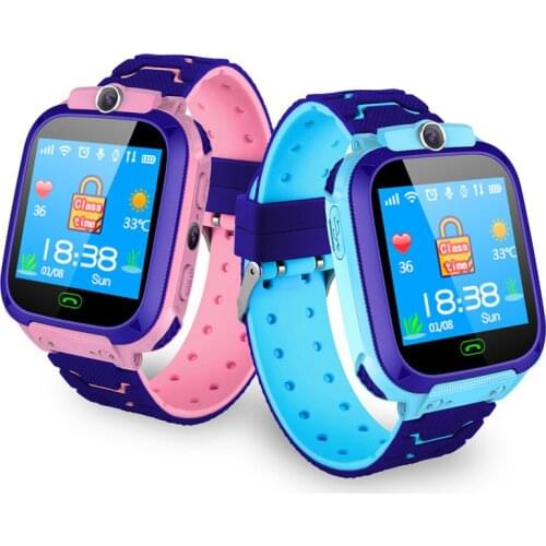 Waterproof Kids Smart Watch Touch Screen Camera SOS Call Location Anti-Lost Reminder Watch Children Clock Smartwatch