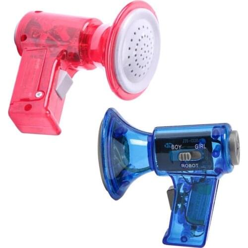 Funny Voice Changer Toys Loudspeaker 3 Different Voices Megaphone Sound Effects Toy Amplifier Early Education Kids Party Gifts