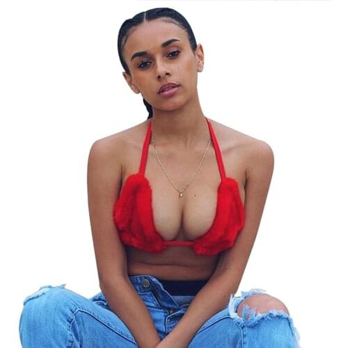 Wantmove Sexy V-Neck 2021 Short Backless Camis Halter Bow Tie Crop Top Women Tops Casual Sleeveless Women Top Fashion JZ260