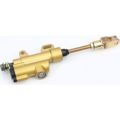 1PC ATV Off-road Motorcycle Accessories Universal Yellow Rear Brake Upper Pump Word Pump Oil Pump Foot Brake Pump
