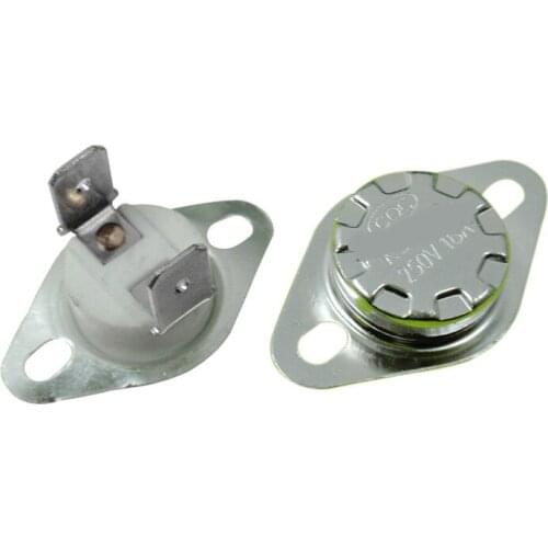 10 pcs Control Switch Ksd302 40 Degrees ~ 180 Degrees 16a250v Normally Closed Ceramic Thermostat Electric Water