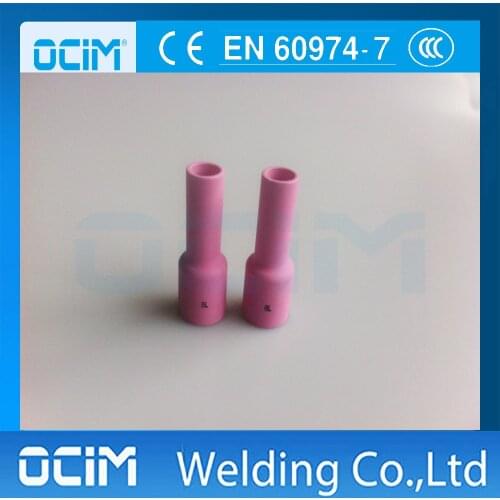10PCS TIg Long Alumina Nozzles 54N14L #8L Fit welding torch WP/SR 17 18 26