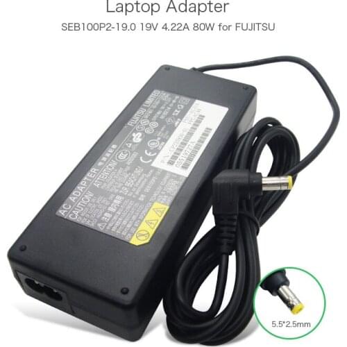 100% Original 19V 4.22A 80W Power Supply for Fujitsu LIFEBOOK A1300 S2210 E2000 CP235930-01 Laptop Adapters AC Charging