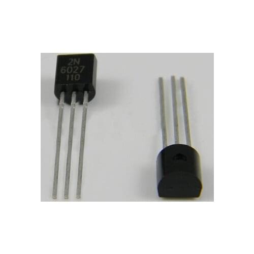 Fast Free Ship 200pcs/lot Imported Original and New 2N6027 Single Junction Transistor TO-92 2N6027 (TO92)