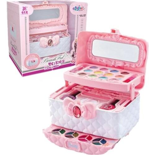 Kids Makeup Kit for Girl Washable Safe Cosmetics Toys Set