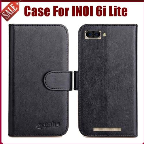 Hot Sale! INOI 6i Lite Case New Arrival 6 Colors High Quality Flip Leather Protective Phone Cover For INOI 6i Lite Case
