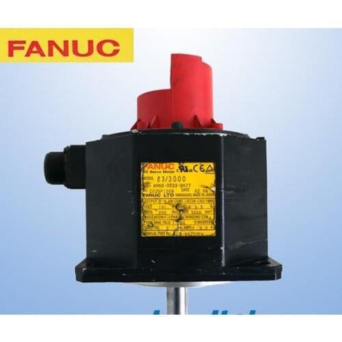 USED 100% TESTED A06B-0033-B077 FANUC A06B-0033-B077 AC SERVO MOTOR A06B-0033-B077