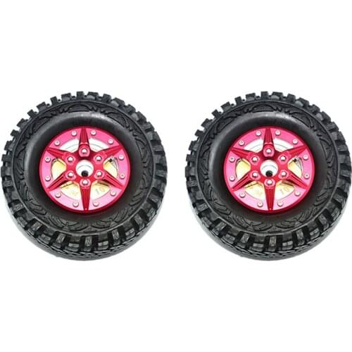 Aluminum alloy wheels 1.9-inch simulation three-dimensional six-pointed star wheel flower wheel + tire set
