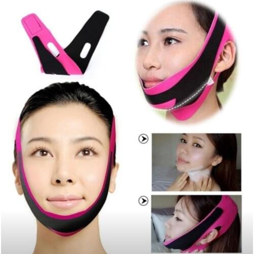 Face lift Slimming Mask V Line Chin Up Patch 4D Reduce Double Chin Tape Lift Up Belt Thin Neck Mask Sleeping Face-Lift Bandage