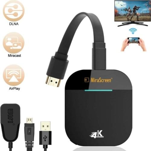 MiraScreen 4K 5G TV Stick HDMI-compatible anycast Miracast DLNA Airplay WiFi Display Receiver Dongle Support Windows Andriod TVS