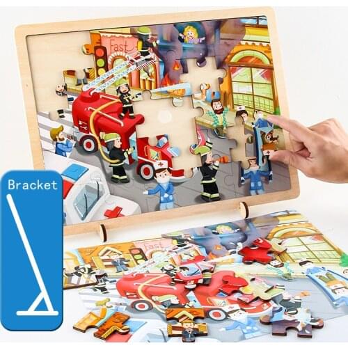 Jigsaw Puzzle Set 100 Pieces Various Landscape Patterns Jigsaw Puzzle Educational Toy for Kids Children 's Games Christmas Gift