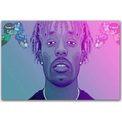 New Lil Uzi Vert Acid Rap Hip Hop Music Singer-Silk Art Poster Wall Sicker Decoration Gift