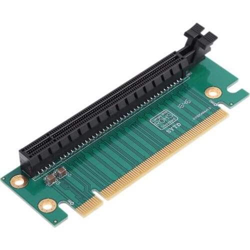 PCI-E Express 16X 90 Degree Adapter Riser Card PCI Express for Small 2U Computer Server IPC / Special Chassis