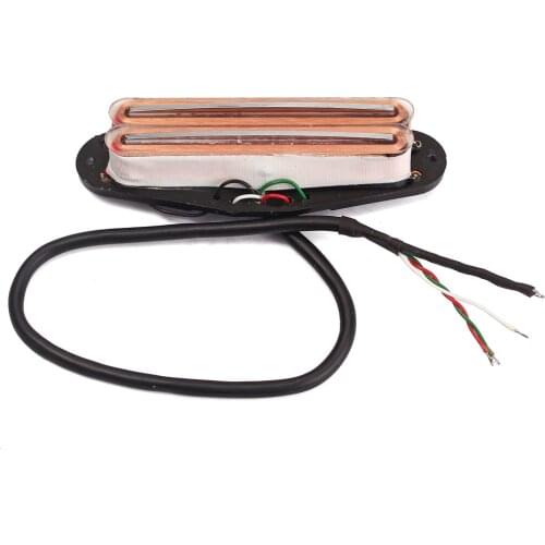 Transparent Belcat Guitar Hot Rails Pickup for ST Parts Mini Humbucker