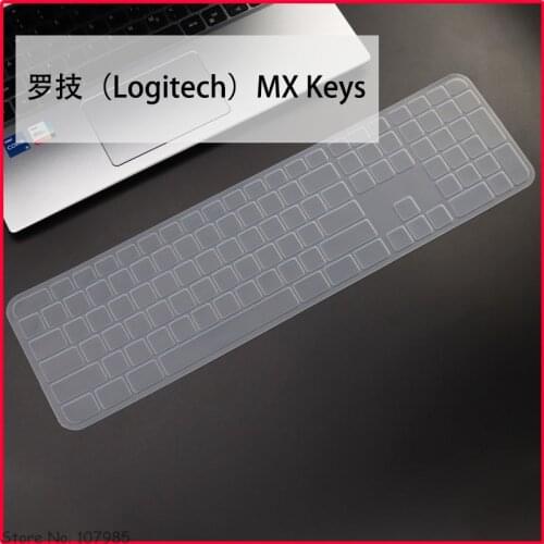 Dustproof Waterproof Clear Transparent Silicone Keyboard Cover Skin Protector For Logitech Craft Advanced MX Keys keyboard