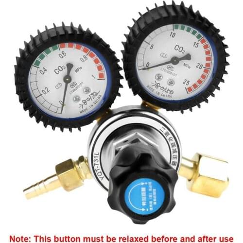 Air Pressure Regulator CO2 Gas Bottle Regulator Carbon Dioxide Welding Pressure Reducer Argon Regulator