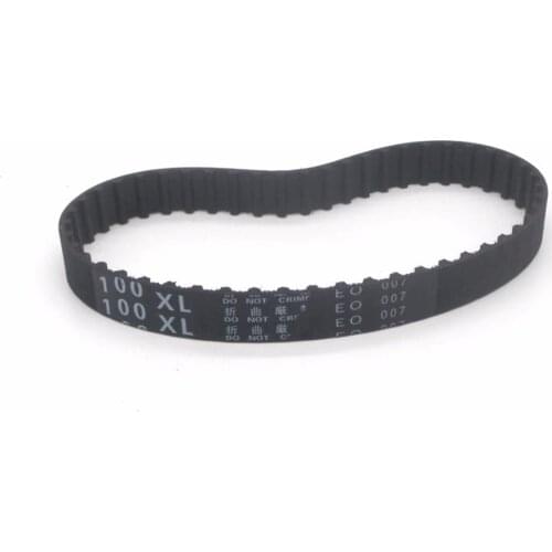 2pcs XL Timing Belt, Transmission Drive Belt, Width 10mm, 100XL/104XL/110XL/112XL/118XL Type, 5.08mm Pitch, Black Rubber