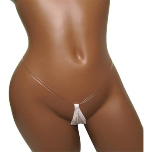Sexy lingerie femme underwear women panties ropa interior femenina tanga thong Zona pellucida ellipse String Traceless T-back