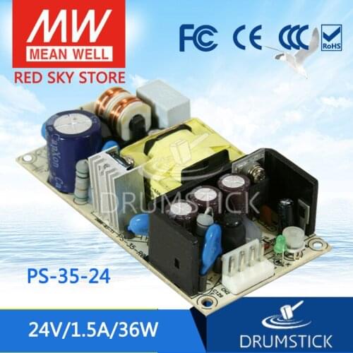 Prosperity MEAN WELL PS-35-24 24V 1.5A meanwell PS-35 36W Single Output Switching Power Supply