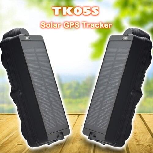 Solar Water-proof Wifi GPS Tracker TK05S With Strong Magnetic For Vehicle Built-in Motion Sensor To Save Power Locator Tracker