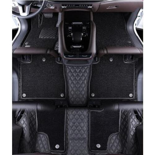 High quality! Custom special car floor mats for Cadillac XT6 2020 6 7 seats waterproof double layers car carpets for XT6 2020