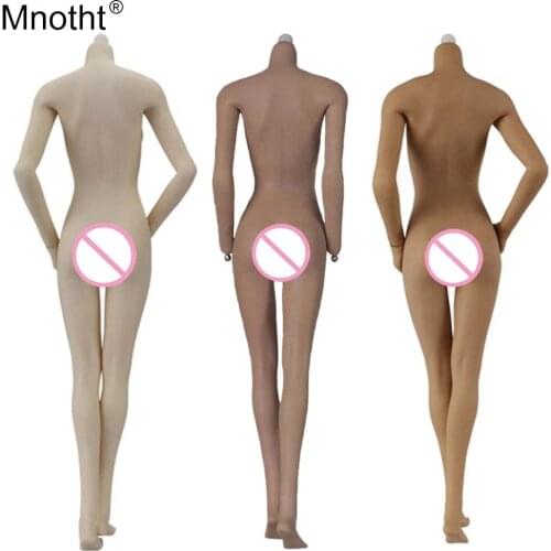 1/6 Scale Seamless Female Body Super-Flexible Soft Silicom Doll Skeleton Suitable for 12'' Action Figure Model Toy Collection