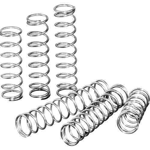 10PCS 0.5x8mm, Wire Diameter 0.5mm Out Diameter 8mm, 304 Stainless Steel Compression Spring, Length 10-50mm