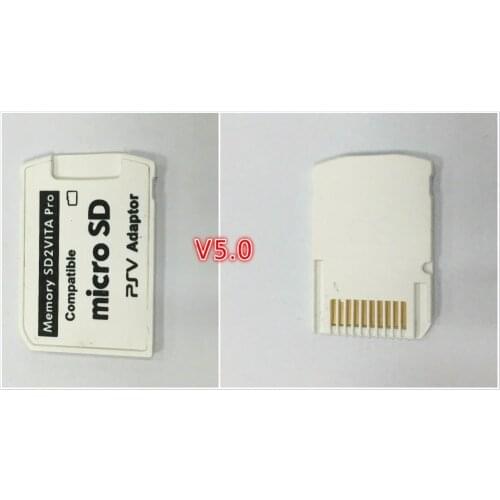 10pcs/Lot V5.0 SD2Vita For PSVita 1000 2000 Memory Game Card to Micro SD TF Adapter 3.60 System 256GB