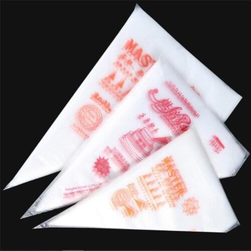 100pcs Disposable Pastry Bag Icing Piping Cake Pastry Cupcake Decorating fit All Size nozzles Pastry Bags Bakeware Tools