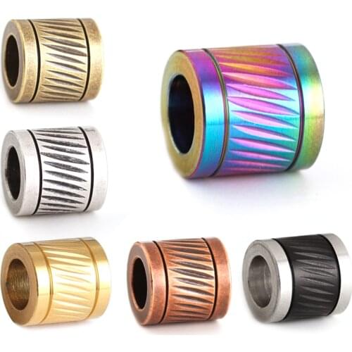 2pcs\lot Stainless steel beads For Jewelry Making Diy Bracelet Necklace Jewellery Accessories