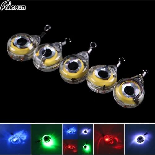 5 Color Underwater Fish Attraction Lamp Lure LED Flashing Fishing Light Squid Bait Lures Fishing Pesca Lure