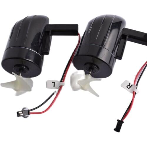 7.4V Underwater Thruster Brushed 390 Motor Propulsor Forward Reverse 3-Blade Propeller Waterproof Engine for RC Bait Boat