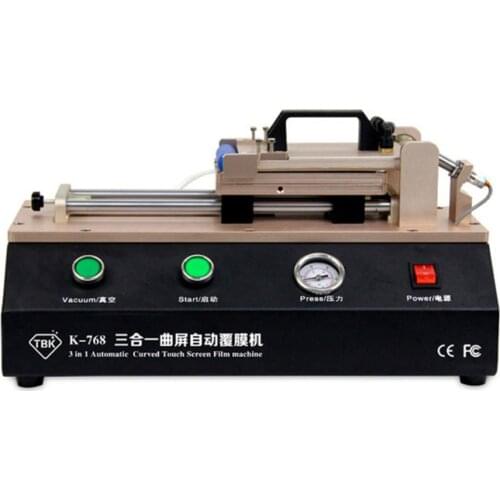 Curved screen automatic laminating machine OCA dry glue pressing machine curved screen LCD repair TBK 768