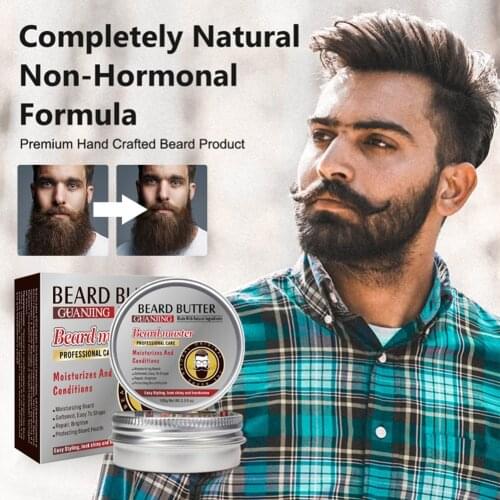 Guanjing Beard Balm Mens Beard Moisturizer Hydrate And Moisturize Beard Softener Conditioner For Men Beard Trim Tools100g