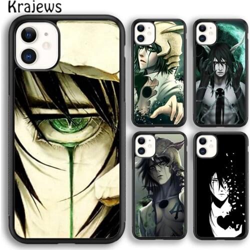 Krajews Anime Bleach Ulquiorra Cifer Phone Case Cover For iPhone 5 SE 6s 7 8 plus X XR XS 11 12 pro max Samsung Galaxy S8 S9 S10