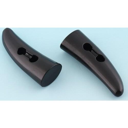 Rope Cord Stopper Horns Cord adjuster Black Cord Locks cord Toggle Cord End Stopper Cord Toggle Lock Cord ends Rope toggle